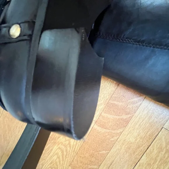 Nine West Leather Boots with gold accents - Picture 8 of 8